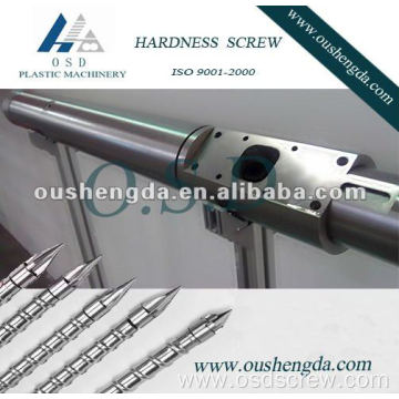 plastic injection molding screw and barrel